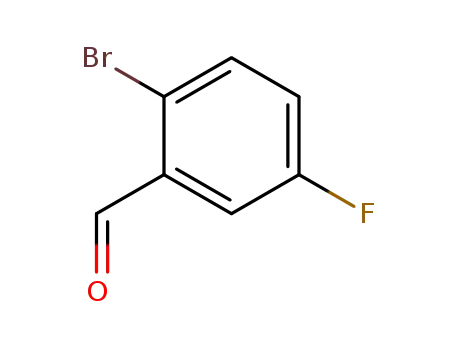 Molecular Structure of 94569-84-3 (2-Bromo-5-fluorobenzaldehyde)