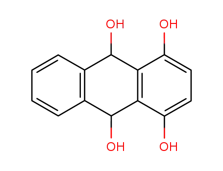 Molecular Structure of 38399-72-3 (9,10-Dihydroanthracene-1,4,9,10-tetrol)