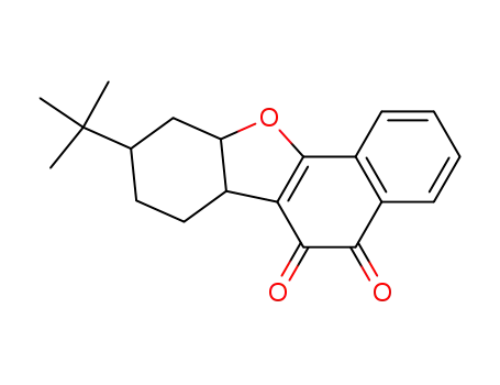 9-t-butyl-6b,7,8,9,10,10a-hexahydrobenzo-(b)naphtho-(2,1-d)furan-5,6-quinone