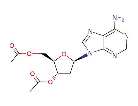 Molecular Structure of 17318-24-0 (3',5'-DI-O-ACETYL-2'-DEOXYADENOSINE)