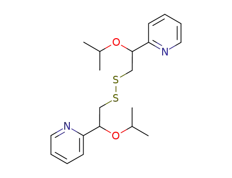 Molecular Structure of 114193-85-0 (Pyridine, 2,2'-[dithiobis[1-(1-methylethoxy)-2,1-ethanediyl]]bis-)