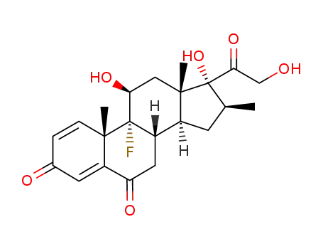 9α-fluoro-11β,17α,21-trihydroxy-16β-methyl-1,4-pregnadiene-3,6,20-trione