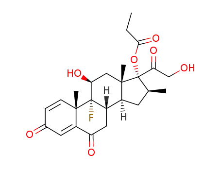 9α-fluoro-11β,17α,21-trihydroxy-16β-methyl-1,4-pregnadiene-3,6,20-trione 17-propionate