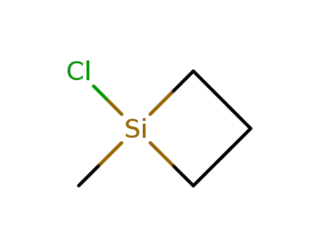 Molecular Structure of 2351-34-0 (1-CHLORO-1-METHYLSILACYCLOBUTANE)