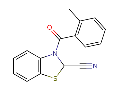2-Cyano-3-o-toluoyl-2,3-dihydrobenzothiazole