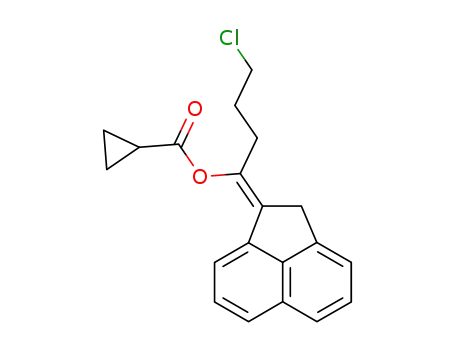 Cyclopropanecarboxylic acid 1-[2H-acenaphthylen-(1Z)-ylidene]-4-chloro-butyl ester