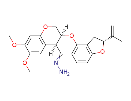 ((2R,6aR,12aS)-8,9-dimethoxy-2-(prop-1-en-2-yl)-1,2,12,12a-tetrahydrochromeno[3,4-b]furo[2,3-h]chromen-6(6aH)-ylidene)hydrazine