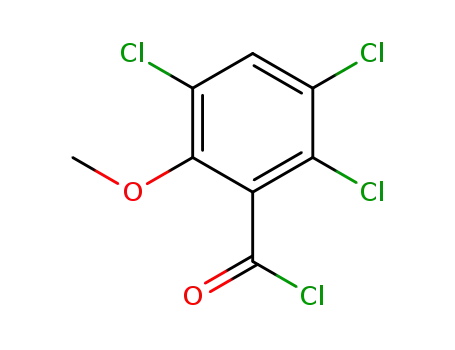 2,3,5-trichloro-6-methoxybenzoic acid chloride