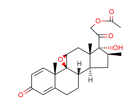 9β,11β-epoxy-17α,21-dihydroxy-16β-methylpregna-1,4-diene-3,20-dione 21-acetate