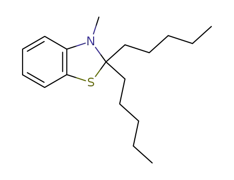 3-Methyl-2,2-dipentyl-2,3-dihydro-benzothiazole