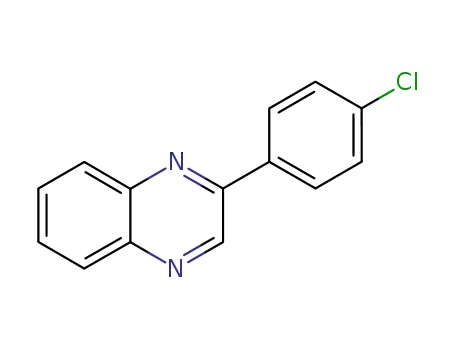 Molecular Structure of 17286-63-4 (Quinoxaline, 2-(4-chlorophenyl)-)