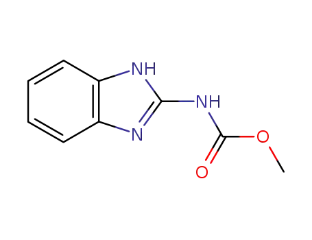 Molecular Structure of 162976-69-4 (Carbamic acid, (1,3-dihydro-2H-benzimidazol-2-ylidene)-, methyl ester (9CI))