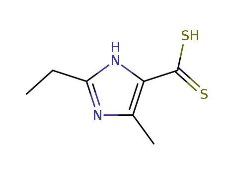 2-ethyl-4-methylimidazole-5-dithiocarboxylic acid