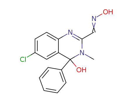 6-Chloro-4-hydroxy-3-methyl-4-phenyl-3,4-dihydro-quinazoline-2-carbaldehyde oxime