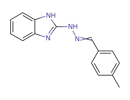 N-(1H-benzimidazol-2-yl)-N'-(p-methylbenzylidene)hydrazine