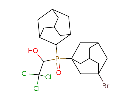 3-bromo-1-adamantyl-2'-adamantyl-2",2",2"-trichloro-1"-hydroxyethylphosphine oxide