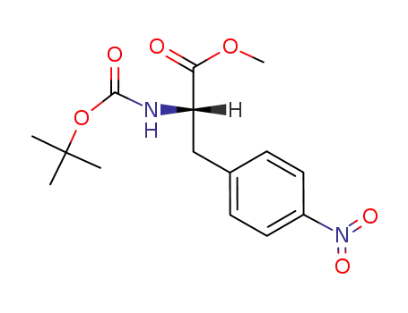 L-Phenylalanine, N-[(1,1-dimethylethoxy)carbonyl]-4-nitro-, methyl ester