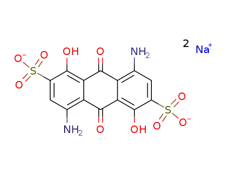 4,8-diamino-1,5-dihydroxyanthraquinone-2,6-disulfonate de sodium