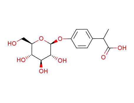 (2RS)-2-(4-O-β-D-glucopyranosylphenyl)propionic acid