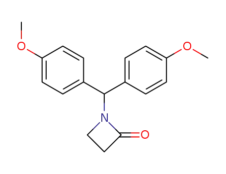 N-(4,4'-dimethoxybenzhydryl)azetidin-2-one