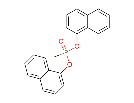 Phosphonic acid, methyl-, di-1-naphthalenyl ester