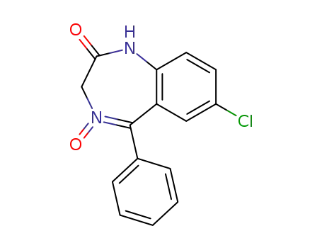 7-Chloro-4-oxy-5-phenyl-1,3-dihydro-benzo[e][1,4]diazepin-2-one