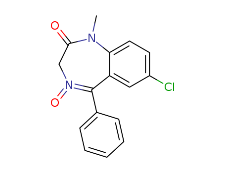 7-chloro-1,3-dihydro-1-methyl-5-phenyl-2H-benzo-1,4-diazepin-2-one 4-oxide