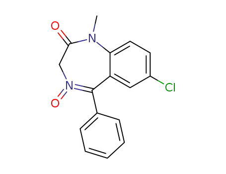 2H-1,4-Benzodiazepin-2-one,7-chloro-1,3-dihydro-1-methyl-5-phenyl-, 4-oxide cas  2888-64-4