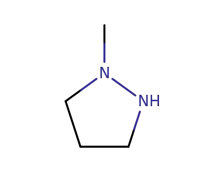 Molecular Structure of 16460-04-1 (Pyrazolidine, 1-methyl-)