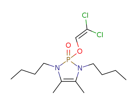 1,3-dibutyl-2-[(2,2-dichlorovinyl)oxy]-4,5-dimethyl-Δ4-1,3,2λ5-diazaphospholine 2-oxide