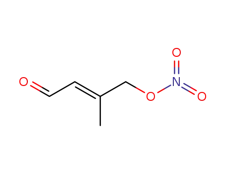 trans-3-methyl-4-nitrooxy-2-butenal