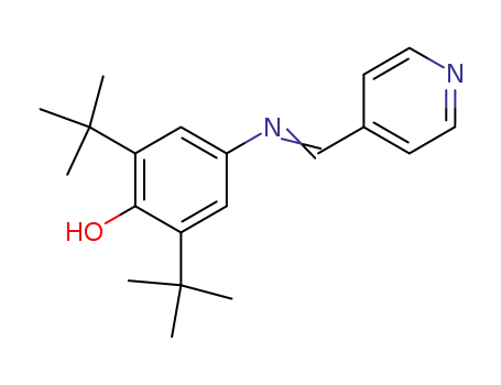 2,6-Di-tert-butyl-4-{[1-pyridin-4-yl-meth-(E)-ylidene]-amino}-phenol