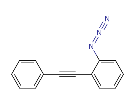 Molecular Structure of 199277-23-1 (Benzene, 1-azido-2-(phenylethynyl)-)