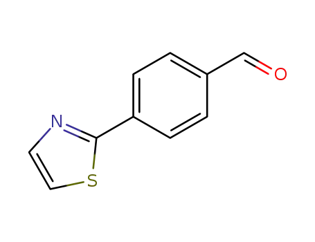 Molecular Structure of 198904-53-9 (4-(1,3-THIAZOL-2-YL)BENZALDEHYDE)
