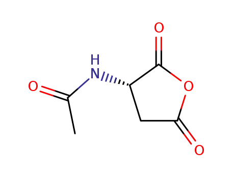 Molecular Structure of 41148-79-2 (N-Acetyl-L-aspartic acid anhydride)