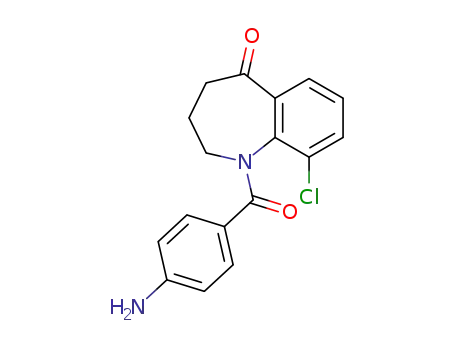 1-(4-aminobenzoyl)-9-chloro-5-oxo-2,3,4,5-tetrahydro-1H-1-benzazepine