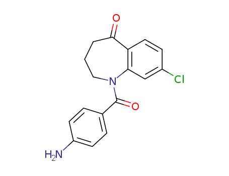 1-(4-aminobenzoyl)-8-chloro-5-oxo-2,3,4,5-tetrahydro-1H-1-benzazepine