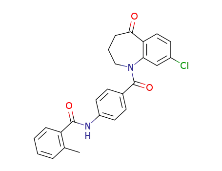 8-chloro-1-[4-[(2-methylbenzoyl)amino]benzoyl]-5-oxo-2,3,4,5-tetrahydro-1H-1-benzazepine