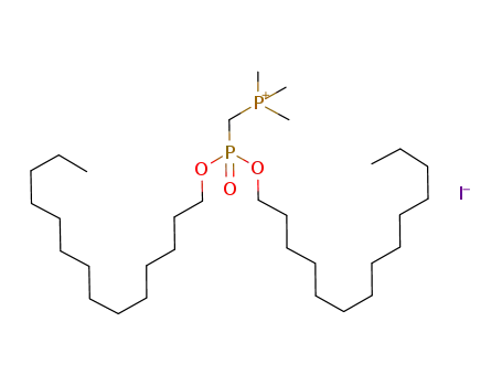 ditetradecyl (trimethylphosphonio)methylphosphonate iodide