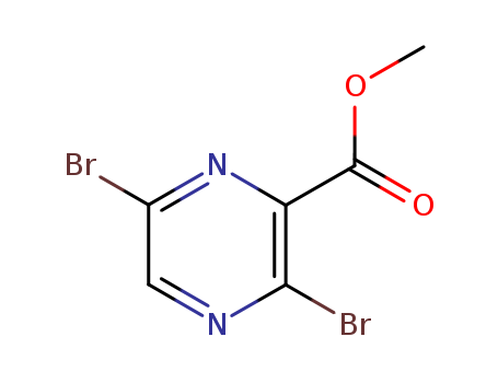 3,6-Dibromopyrazine-2-carboxylic acid methyl est
