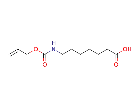 Molecular Structure of 400707-99-5 (Heptanoic acid, 7-[[(2-propenyloxy)carbonyl]amino]-)