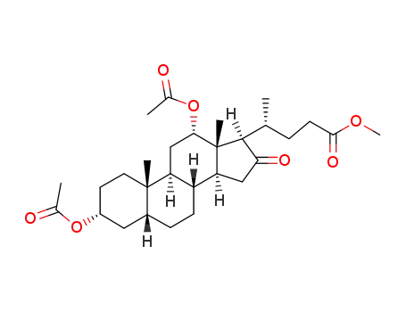 methyl 3α,12α-diacetoxy-16-keto-5β-cholan-24-oate