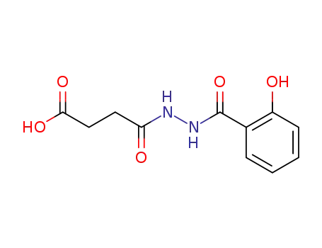 4-[N'-(2-hydroxy-benzoyl)-hydrazino]-4-oxo-butyric acid