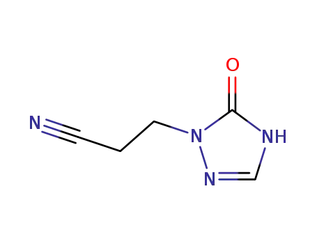1H-1,2,4-Triazole-1-propanenitrile, 2,5-dihydro-5-oxo-