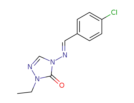 4-chlorobenzylidenimino-2-ethyl-1,2,4-triazol-3(2H)-one