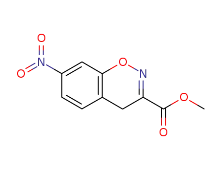 Molecular Structure of 538342-26-6 (4H-1,2-Benzoxazine-3-carboxylic acid, 7-nitro-, methyl ester)