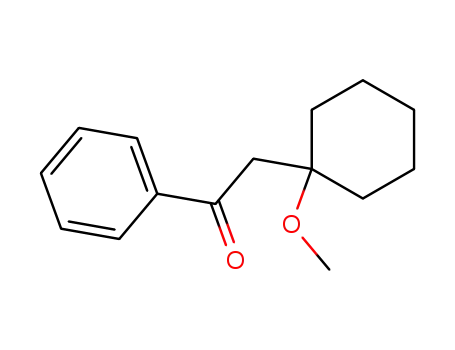 2-(1-methoxy-cyclohexyl)-1-phenyl-ethanone