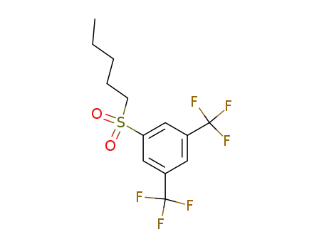 Molecular Structure of 667458-80-2 (Benzene, 1-(pentylsulfonyl)-3,5-bis(trifluoromethyl)-)