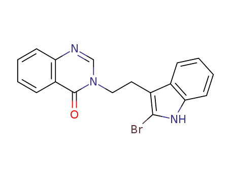 4(3H)-Quinazolinone, 3-[2-(2-bromo-1H-indol-3-yl)ethyl]-