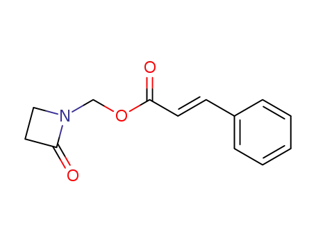 (2-oxoazetidin-1-yl)methyl (E)-cinnamate